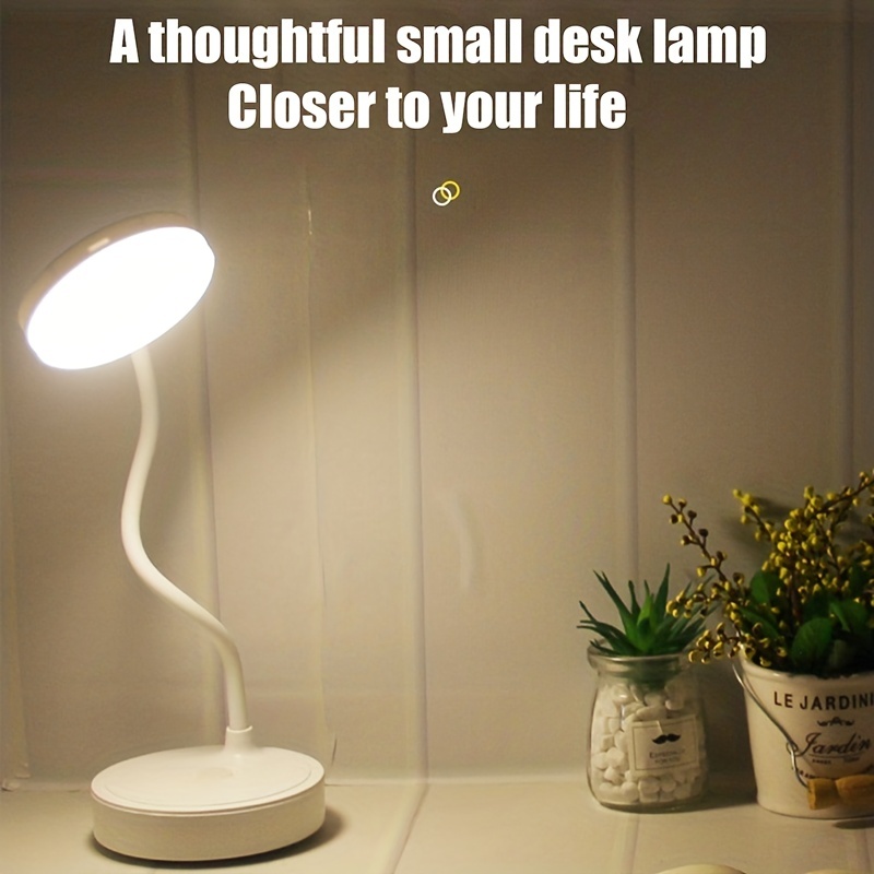 Table Lamp USB Rechargeable Desk Lamp Bed Reading Book Night Light LED Eye Protection Light Foldable  for Study Office Work Lamp. 