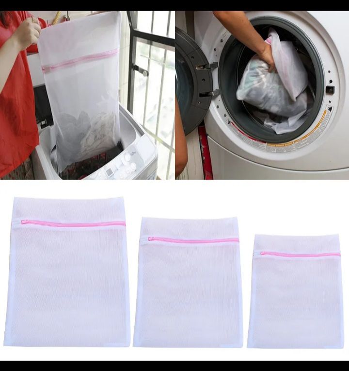 China Factory Net Mesh Washing Laundry Bag to Protect Bra and