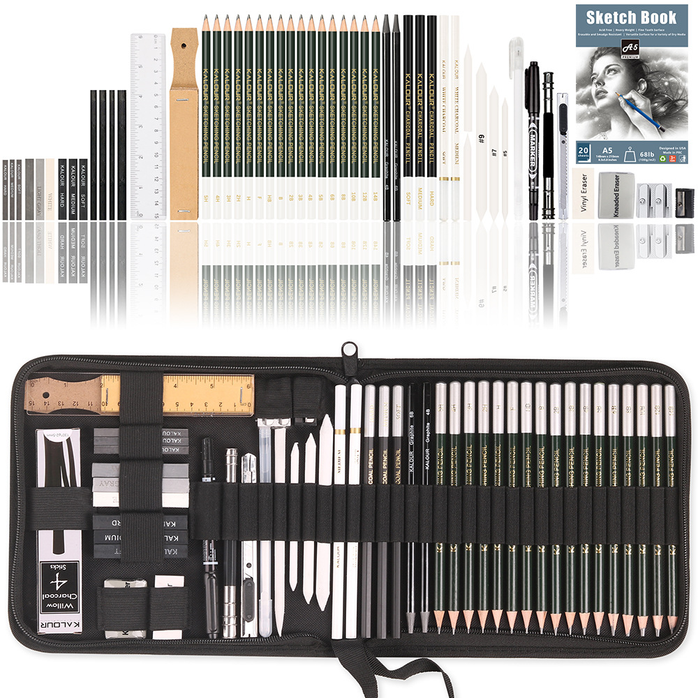 28/54/72/96/144 Pcs Drawing Sketching Coloring Set Drawing Pencils and ...