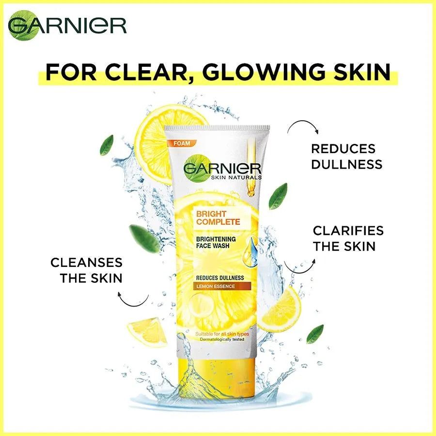 Garnier Bright Complete Vitamin C Face Wash 50g. 