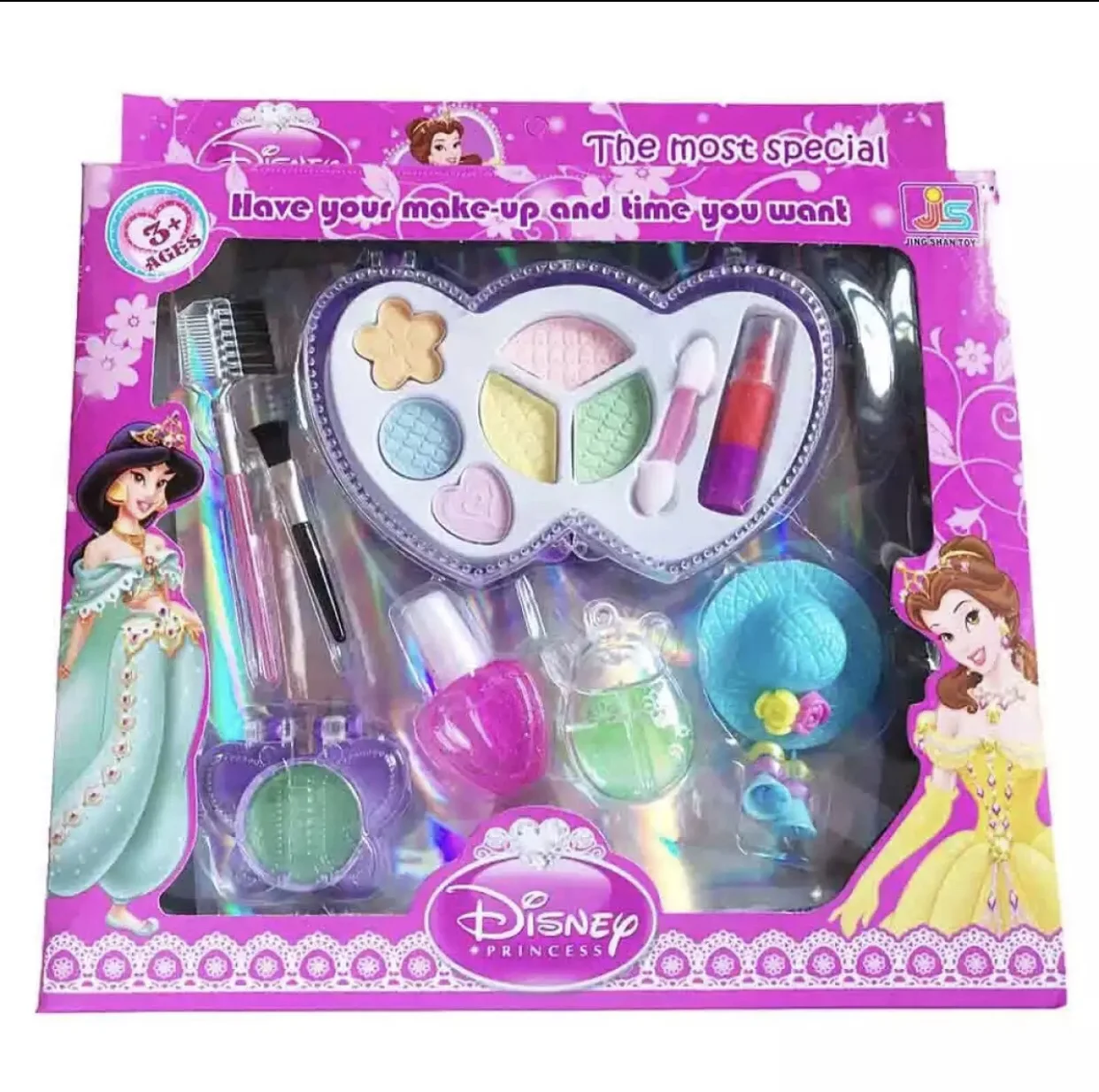 Girls Real Makeup Kit Washable Princess Play Makeup Set Kids Toys Safe Non  Toxic Girls Pretend Play Birthday for Kids Gifts