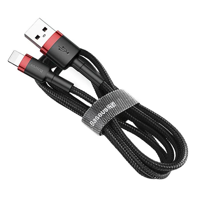 Baseus Cafule CALKLF-B19 Nylon Braided Lightning Cable for iPhone. 