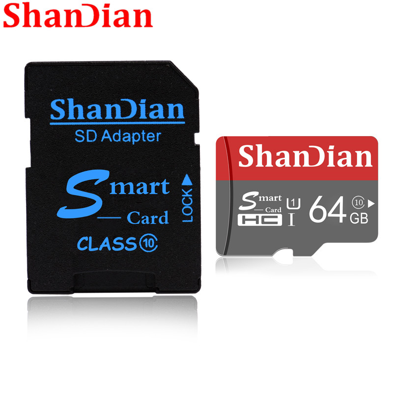 Original Smart SD Card 64GB Class 10 Memory Card Smart SD 16GB 32GB TF Card Smart for Smartphone Tablet PC. 