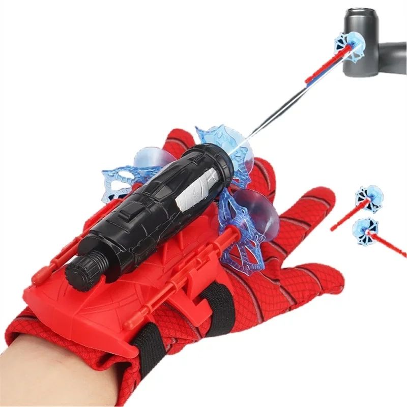 Spider Web Shooter, Hero Launcher Wrist Toy Set, Funny Children's Educational Toys For Cosplay, Red. 