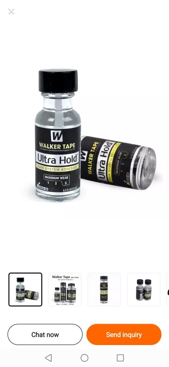 Toupee Adhesive Ultra Hold Glue Hair Replacement Invisible wig Bonding Clear Gkue For Lace Wigs Hair Pieces 15ml. 
