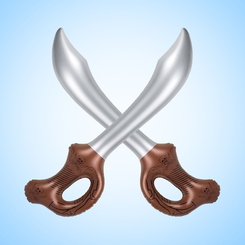 Inflatable Dagger 12pcs Inflatable Pirate Knife Children's Toy Inflatable Sword Game Toy ...