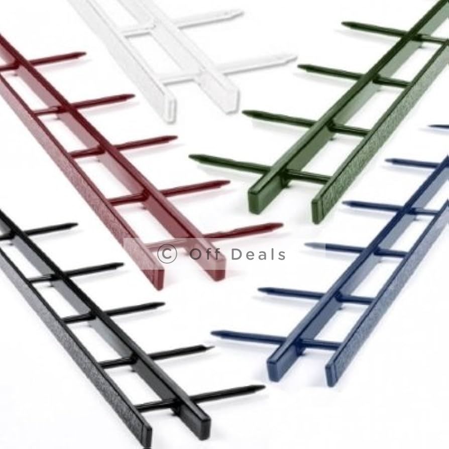 10Pcs 6 Pin Binding Velo Spiral Strips Velo Bind Strips. 
