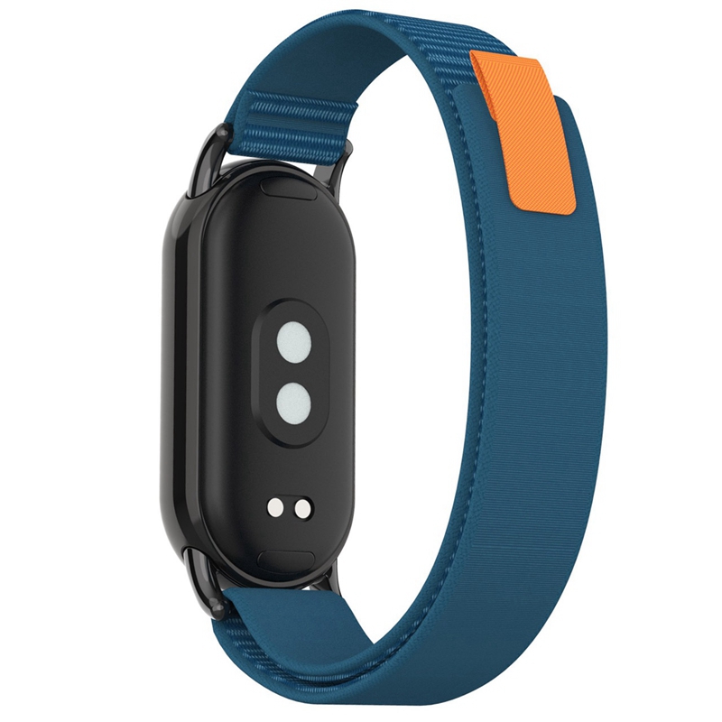 Nylon Strap for Xiaomi Mi Band 8 Wristband Metal Head Particles Replacement Bracelet Belt for Xiaomi Miband 8 Mi Band 8 Strap. 