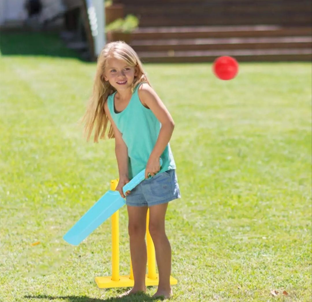 Cricket Bat Kids Plastic Cricket Bat and Ball Set Beach Cricket Stand Hand-Eye Coordination Cultivation Sports Game : Buy Online at Best Price in KSA - Souq is now Cricket Bat Kids Plastic Cricket Bat and Ball Set Beach Cricket Stand Hand-Eye Coordination Cultivation Sports Game : Buy Online at Best Price in KSA - Souq is now