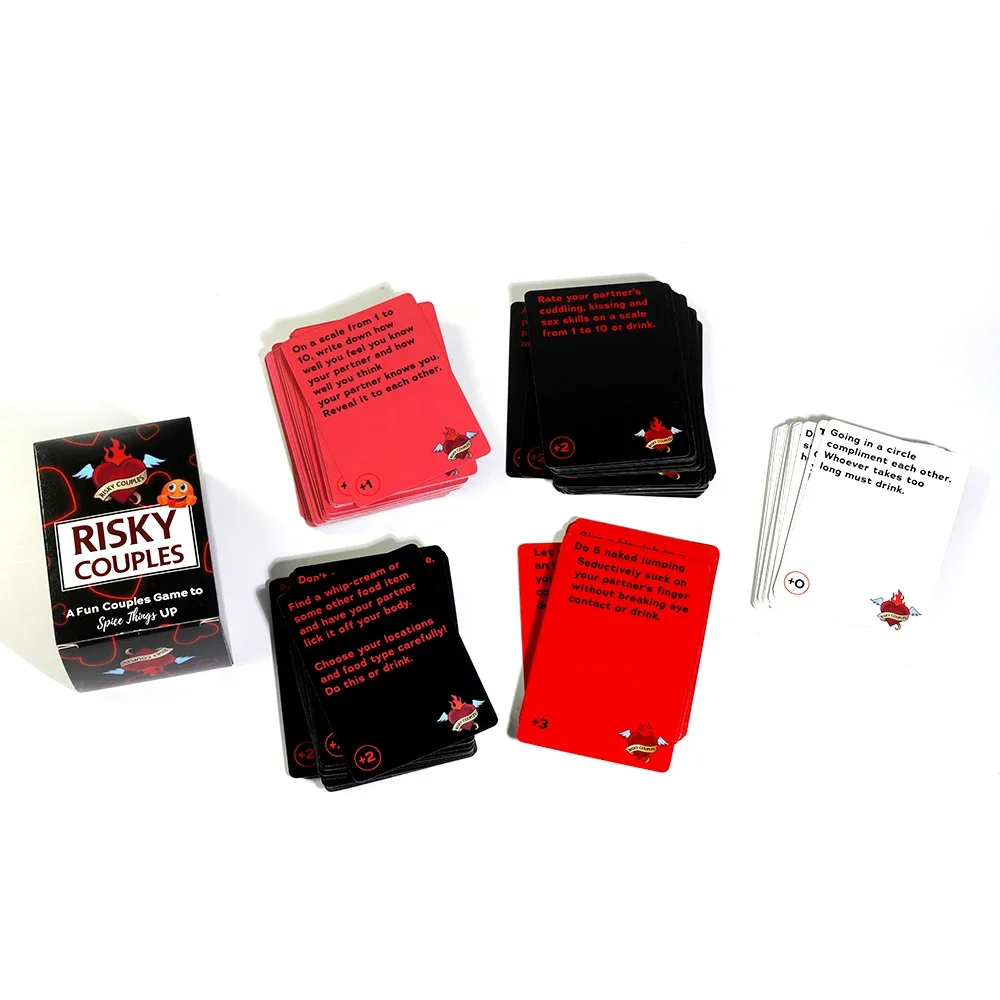 Risky Couples Super Fun Couples Game For Date Night 150 Spicy Dares Questions For Your Partner Romantic Anniversary Card Game. 