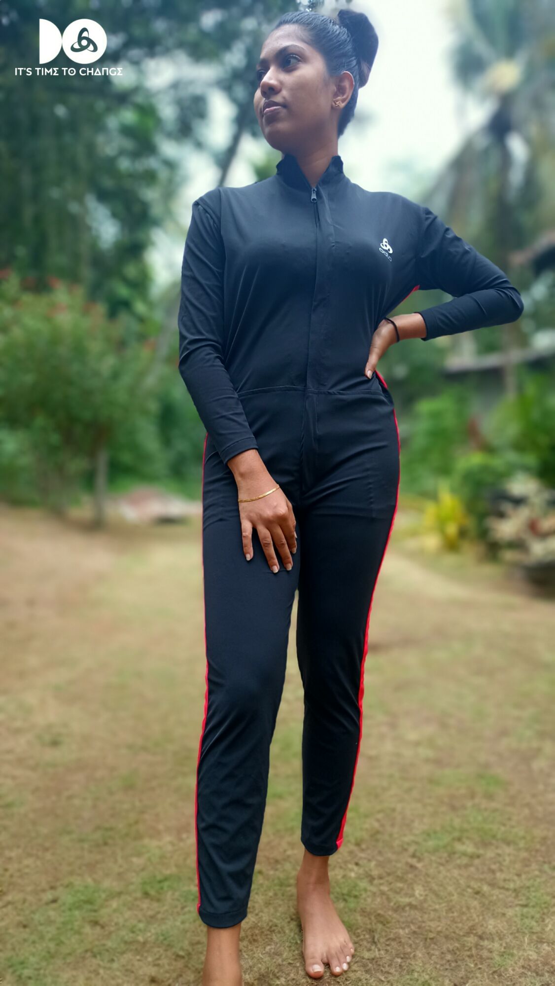 Womens Swimming Suit / long sleeve / Slim fit/full Suit/ Water resistance.. 