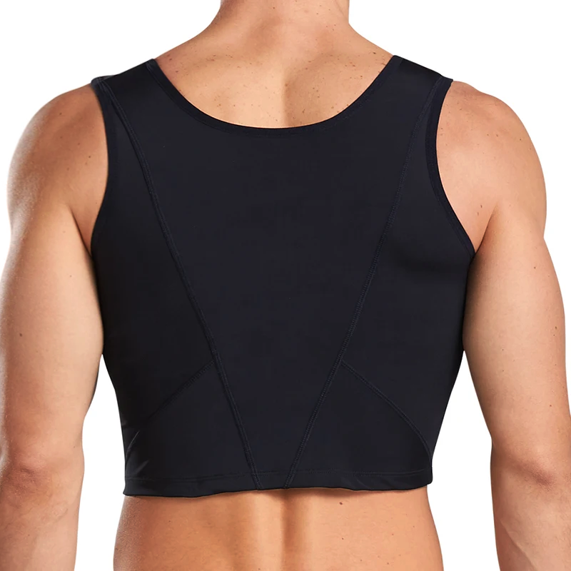 Men's Chest Vest Sweat Chest Bandage Tight-fitting Underwear Body Shaper Corset Support Belt Chest Compression Correct Posture. 