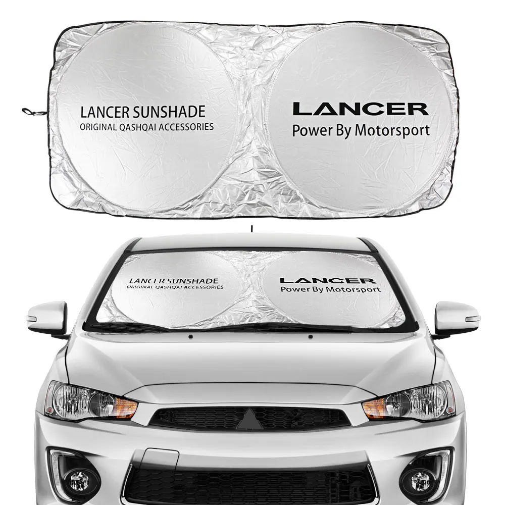 Car Windshield Sunshade For Mitsubishi ASX Campetition Colt Delica Evolution X L200 Lancer Lancer EX Outlander Ralliart Triton. 
