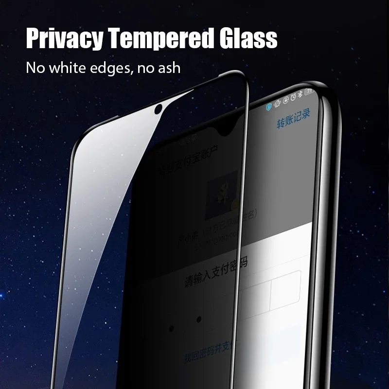 1-3Pcs Privacy Tempereed Glass Screen Protector for Xiaomi Redmi Note 12 12 Pro 4G 11S 11E K50i 11T 11 12 Pro Prime 5G Anti-Spy. 