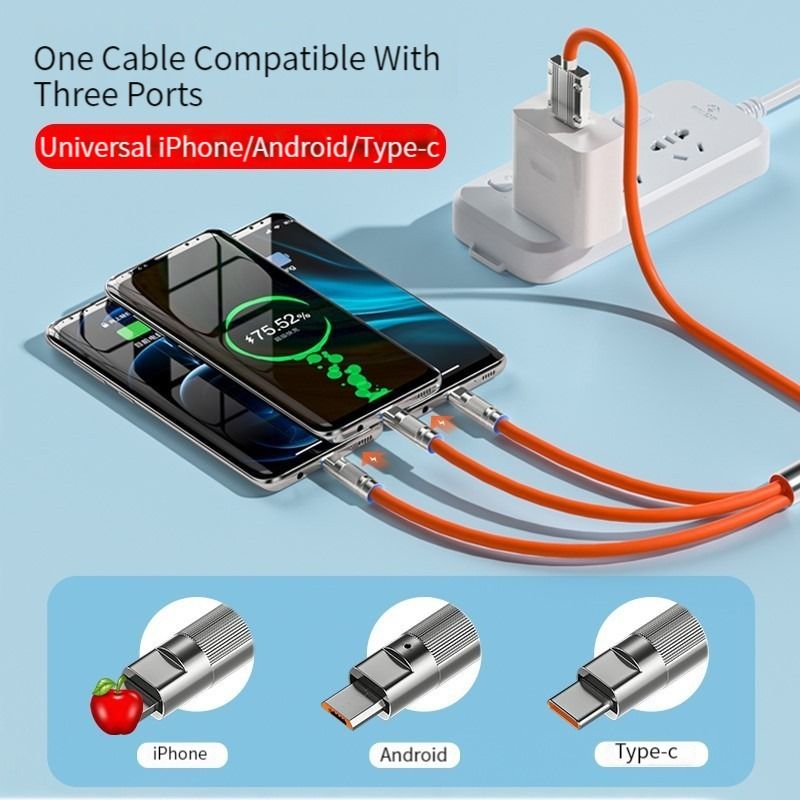 3 in 1 USB Cable 120W