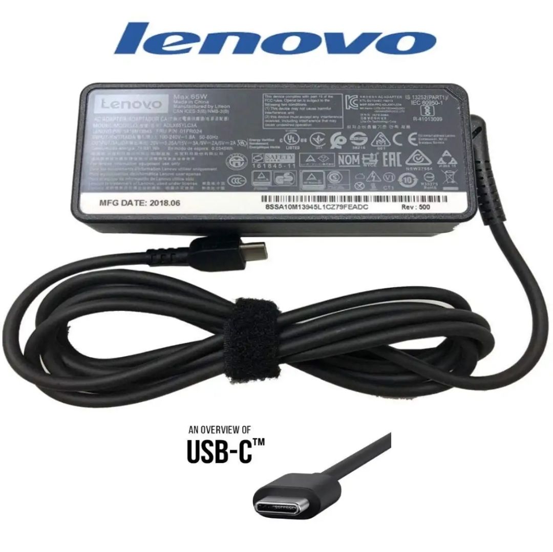 Laptop Charger Power Supply Adapter for Lenovo Origina.l 65W 60W 45W Type USB C Adapter Laptop Charger for Lenovo ThinkPad T480 T480s T580 X280 X380 E580 L380 L480 20V 3.25A & also can Use MacBook ASUS ZenBook for Lenovo Dell Xiaomi Air HP Sony usb type c. 