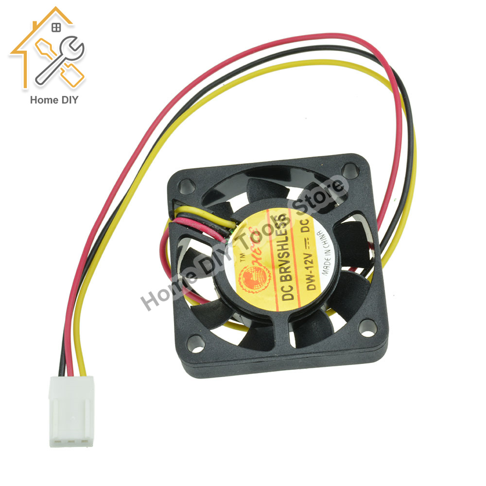 4010 Fan 12v 0.1A 40mm fan 2/3 Pin Oil Fan Dual Ball Bearing Cooler Cooling Fan 3d Printer Parts 4010 40*40*10mm. 