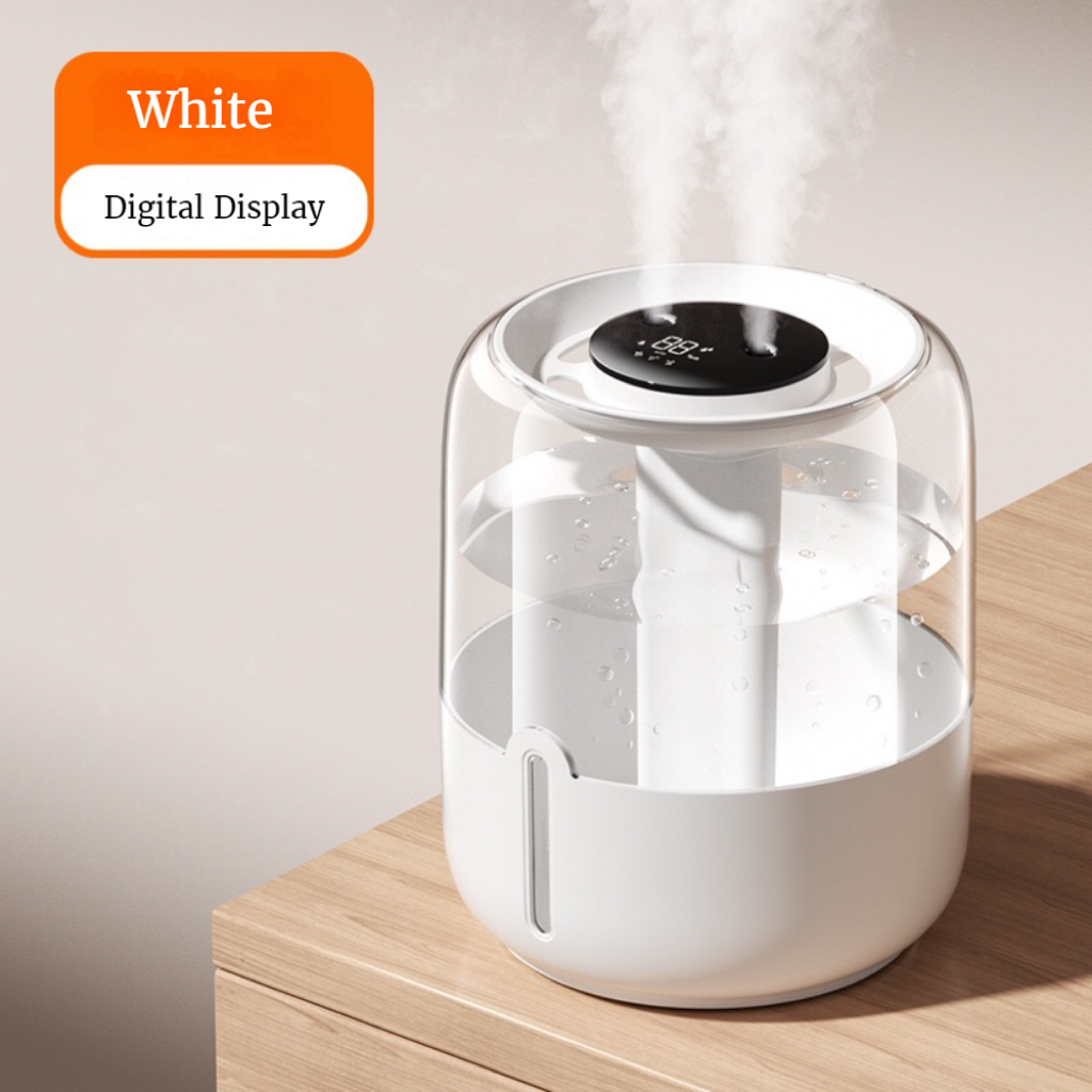 New 4L Large Capacity Humidifier USB Double Spray Home Dormitory Office ...