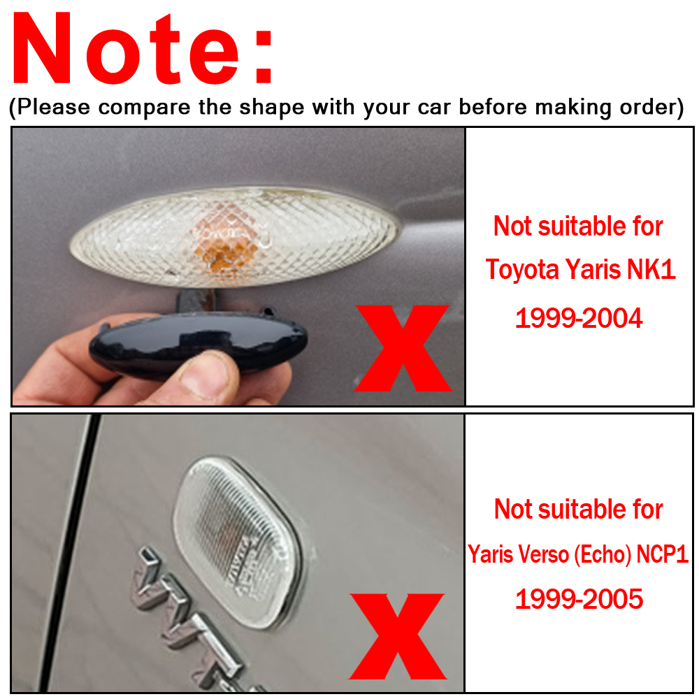 LED Turn Signal Light Dynamic Side Marker Fender Sequential Lamp For Toyota Yaris Vitz XP90 RAV4 XA30 MK3 Auris E150 Corolla. 