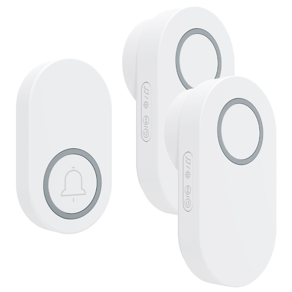 Remote Call Bell Hococa US/EU/UK Plug Outdoor Wireless Doorbell 60 Songs Melodies ...