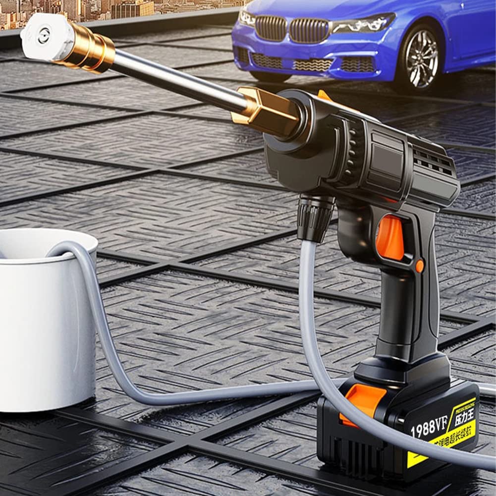 Factory New lithium battery Water Washing 24 V Wireless Car Washer Electric Portable Water Gun. 