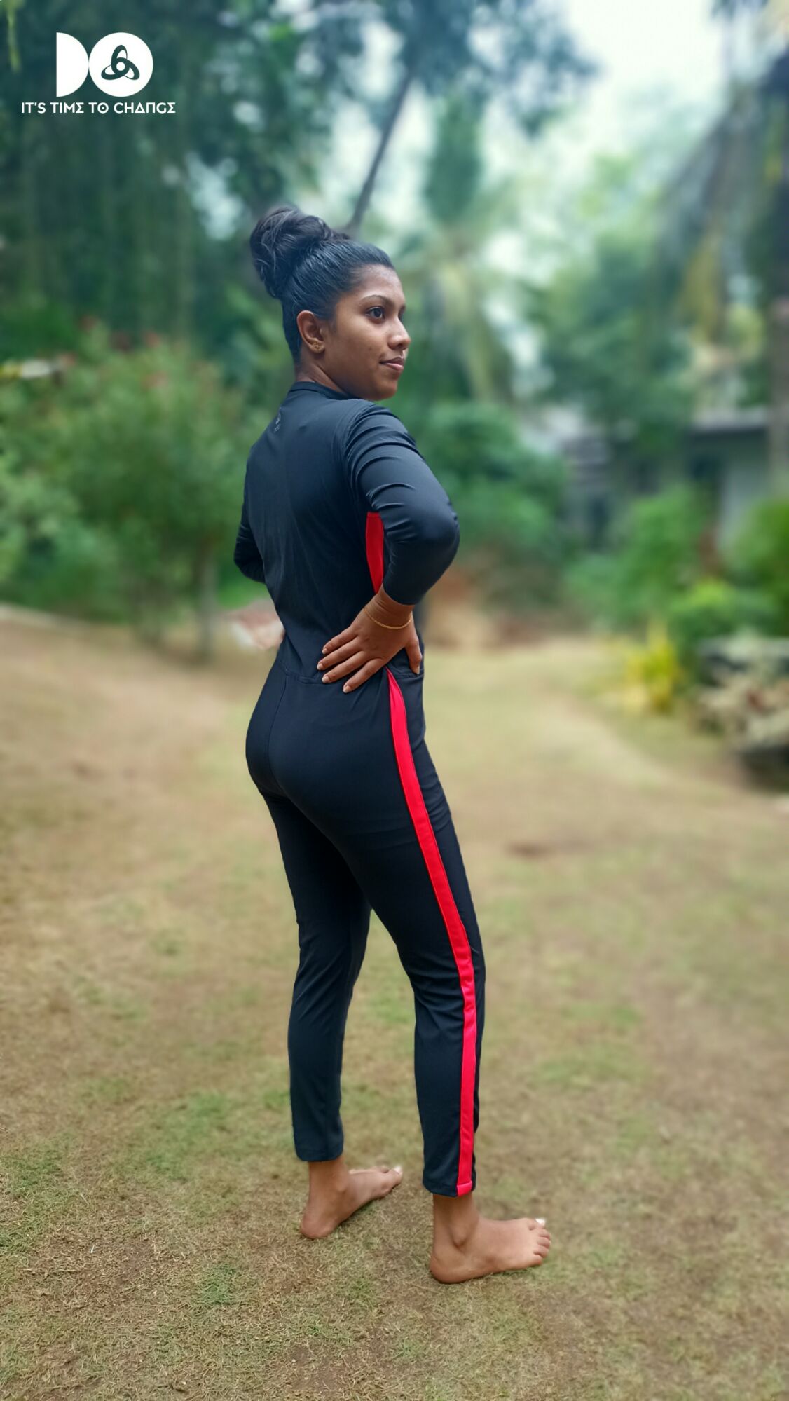 Womens Swimming Suit / long sleeve / Slim fit/full Suit/ Water resistance.. 