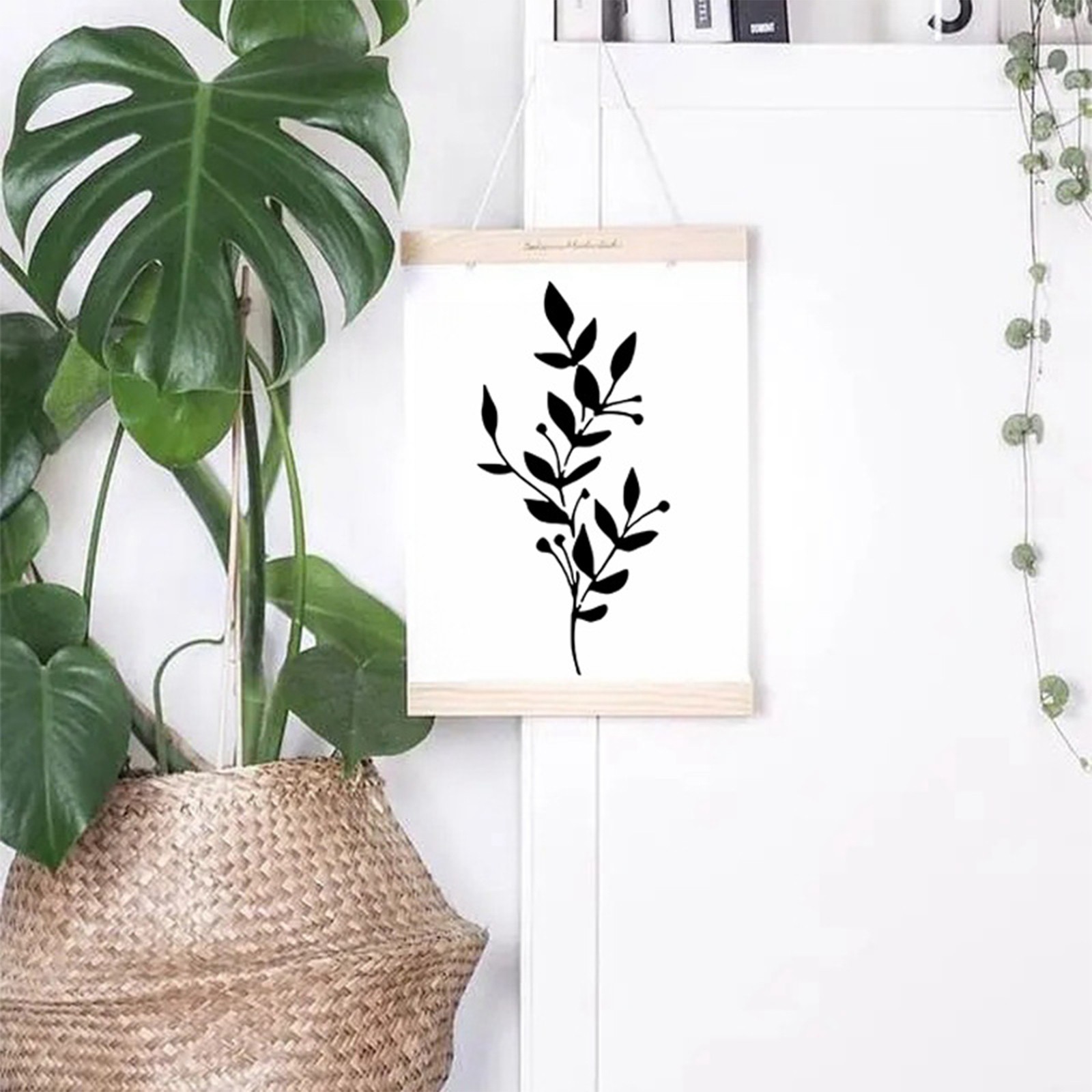 Garden Fence Large Flower Stencils-DIY Decoration,Giant Reusable Floral Stencil For Painting On Wood Walls Fence Pattern. 