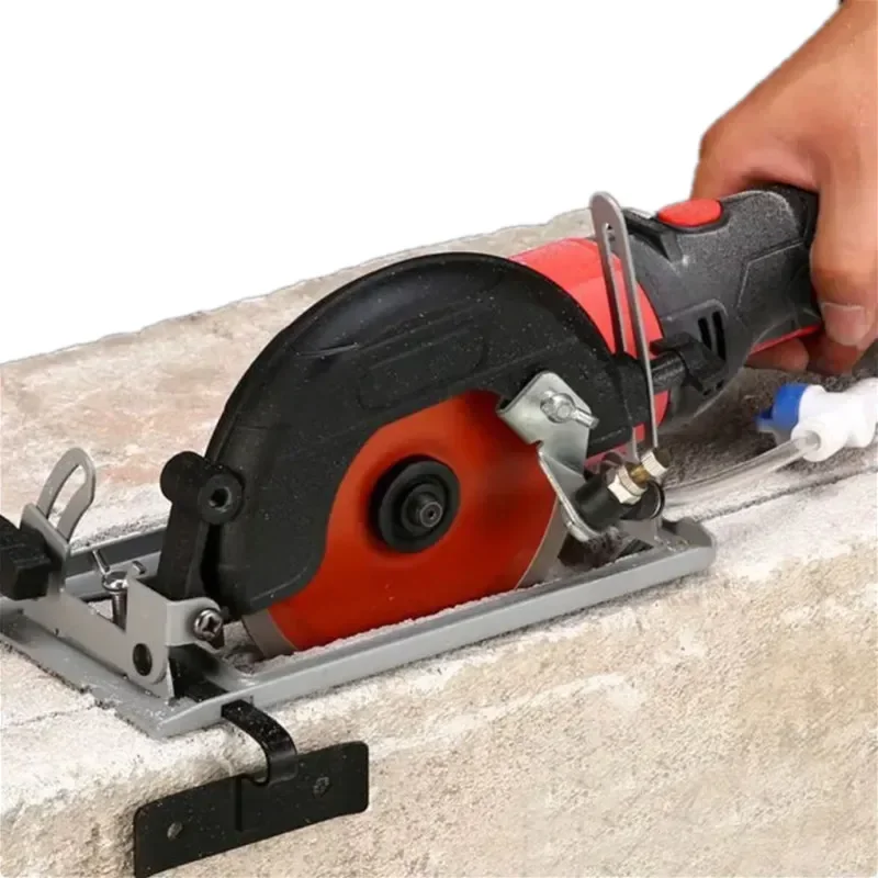100/115/125mm Angle Grinder, Quick Install Cutting Machine Slotting Base 45° Adjustable Cutting Depth Positioning Bracket. 