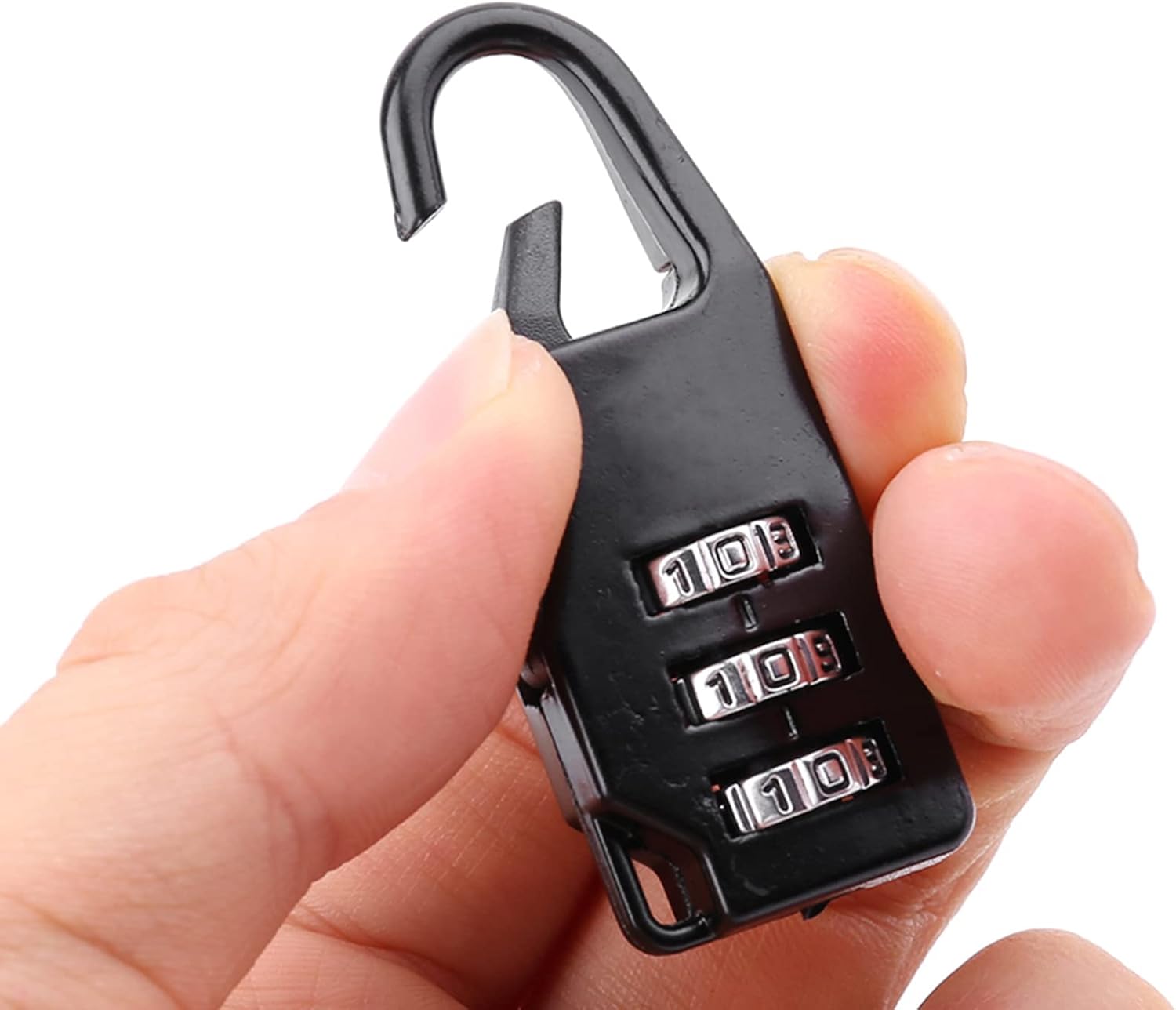 3 Digit Code Number Password Lock Combination Padlock Safety Travel Resettable Security Lock for Suitcases and Bag. 