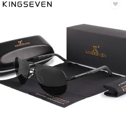 KINGSEVEN Sunglasses Vintage Glasses Aluminum polarized eyewear glasses men women driving shades. 