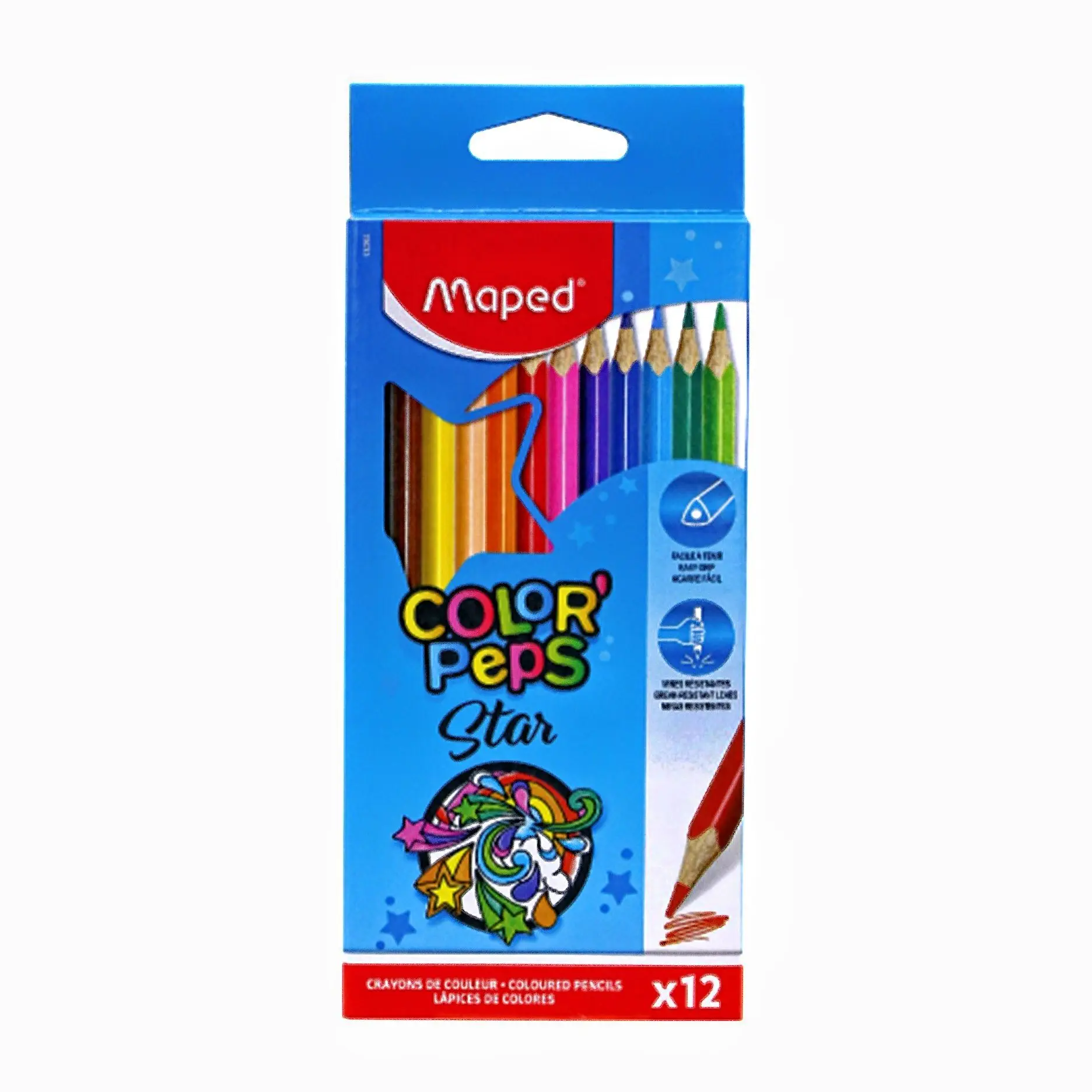 Happy Birthday Pencils, Blue, x 12