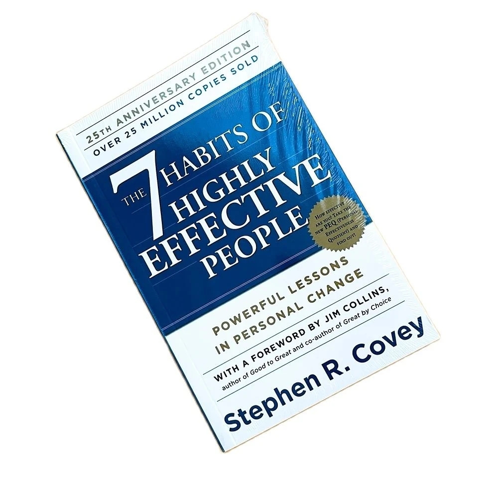 The 7 Habits of Highly Effective People English Original Book By Stephen R. Covey Professional Management Reading Book. 