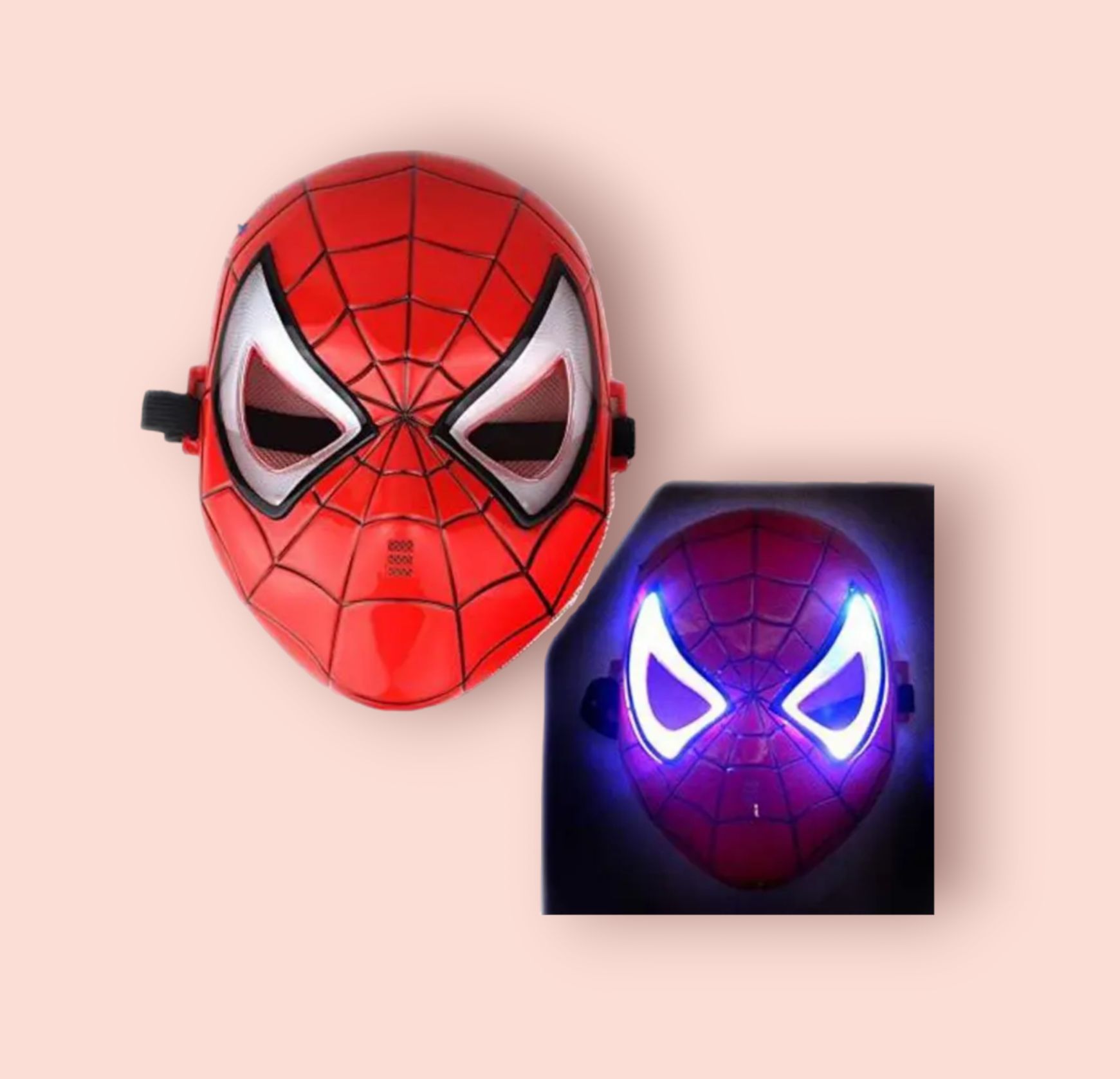 Super Hero Spiderman Toy Mask Led light Mask For Kids