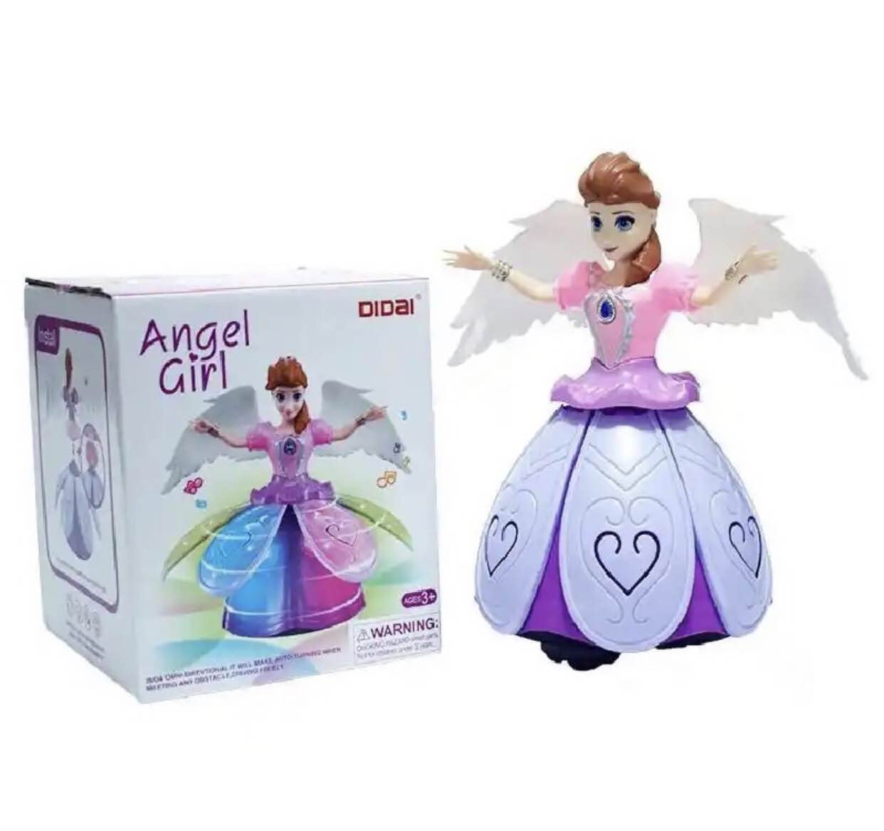 Princess Frozen Cartoon Animation Figure Elsa Doll Light Music Spinning Dance Dance Doll Model Funny Children's Gifts. 
