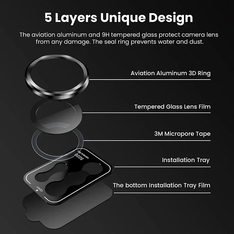 Metall-kameraschutzring Mit Glas Für Samsung Galaxy Handys_voghion.com