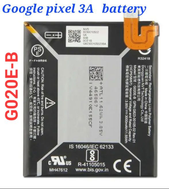 Google pixel 3A battery