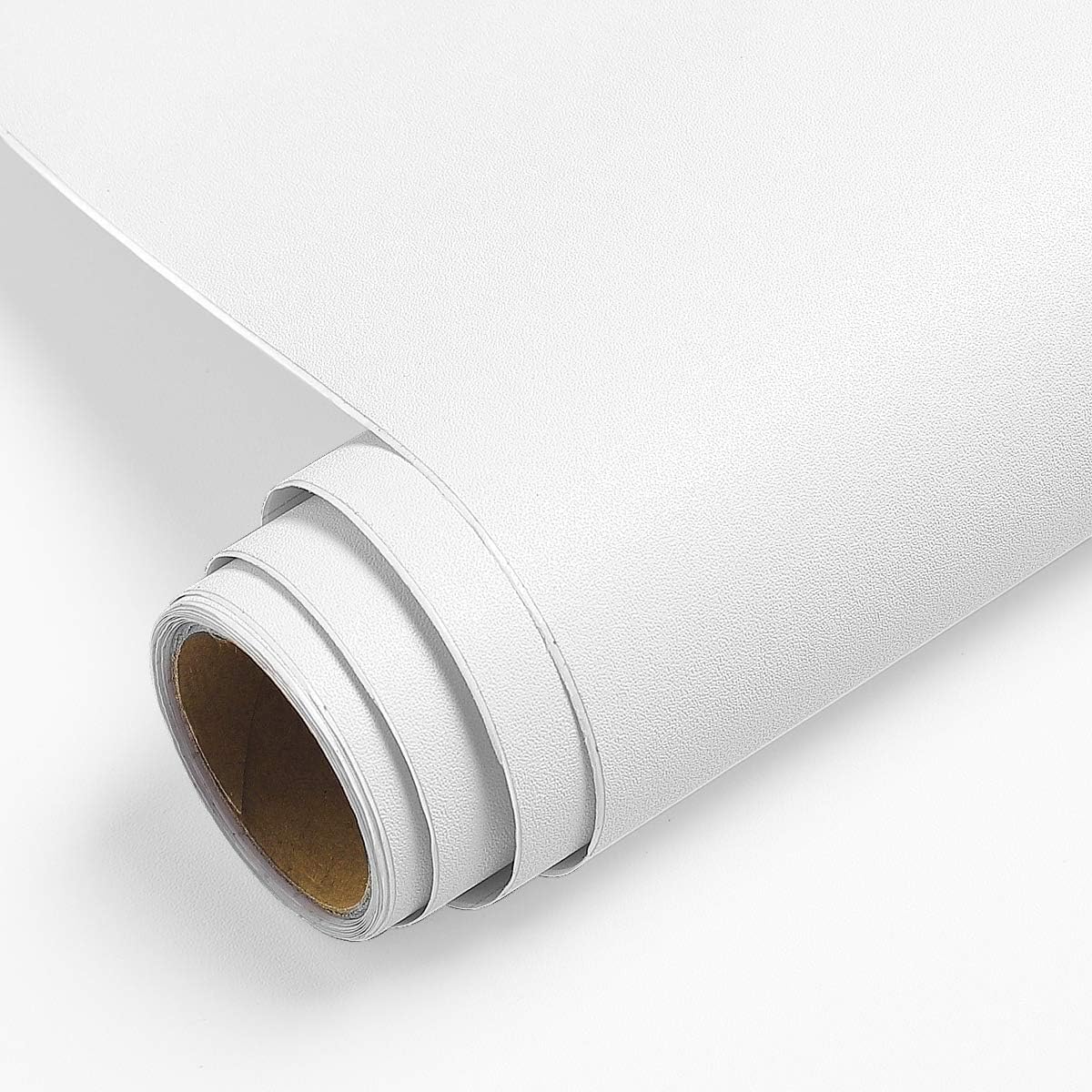 Waterpoof Matte Wallpaper white Vinyl Self-Adhesive Stickers for Wall Furniture Livingroom Contact Paper Home Decor. 