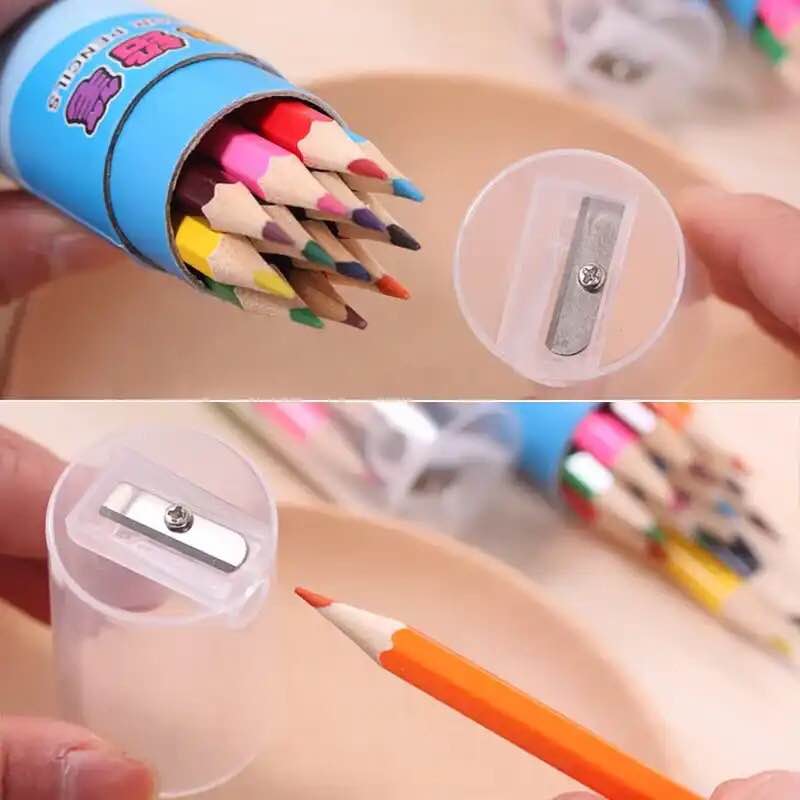 12/24/Color Pencil Colored Pencils Nature Wood Non-toxic Pencil Stationery Pencil Artist Painting Drawing. 