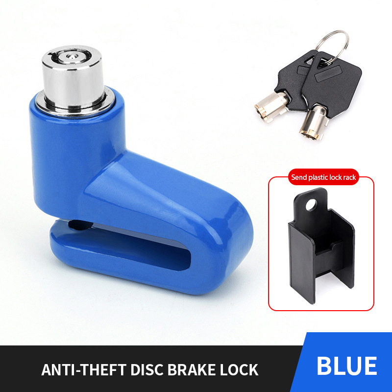 Motorcycle Bike Anti Theft Wheel Disc Brake Lock Safety Disc Wheel Lock Mountain Road Bike Padlock with Keys. 
