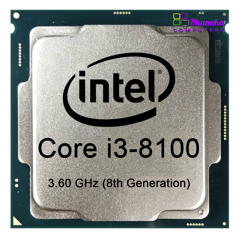 Intel Core i3 8th Gen (i3-8100) Processor – Quad-Core Power for