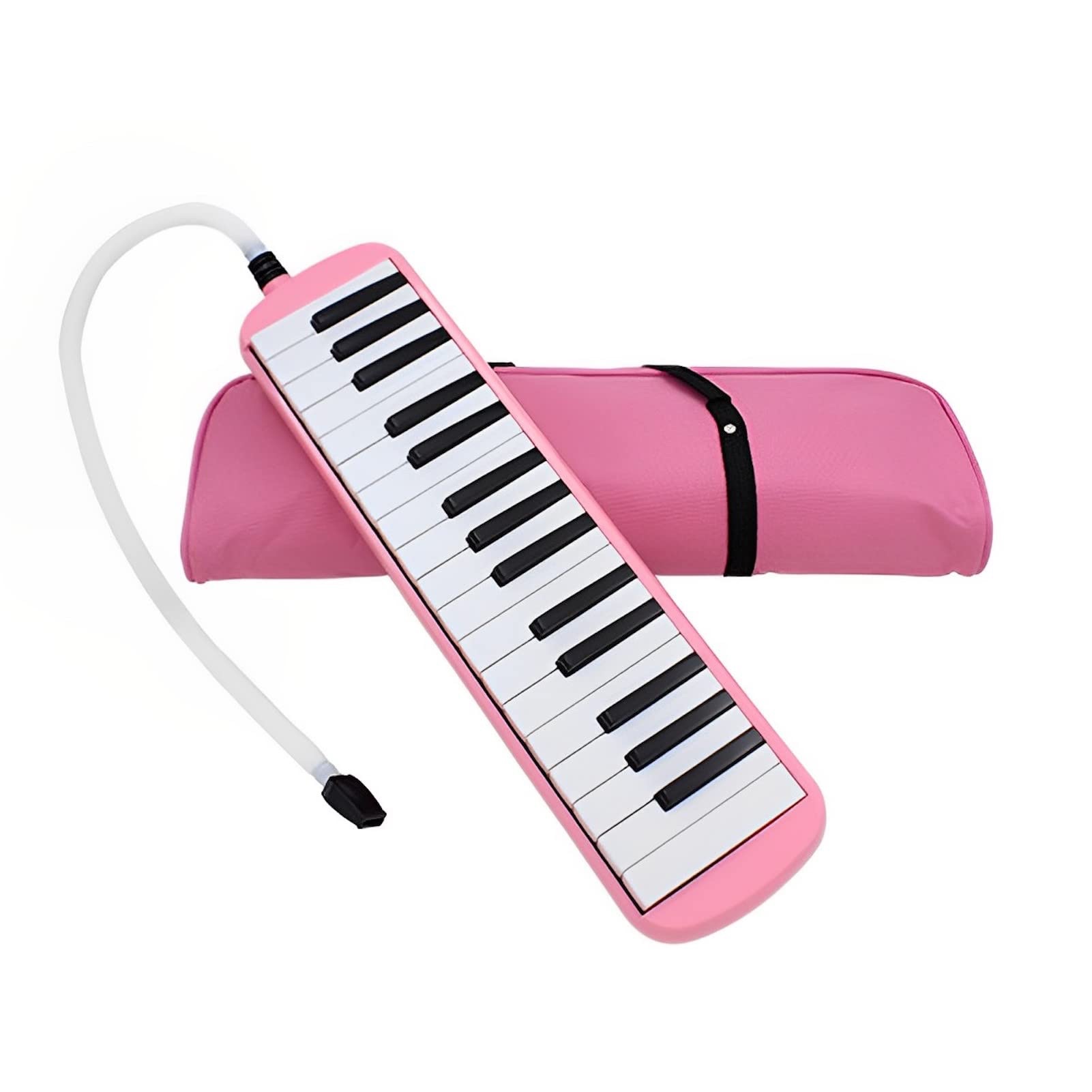 Melodica 32 Key Pianica Portable with Carrying Bag Short and Long Mouthpieces for Beginners Kids Gift. 