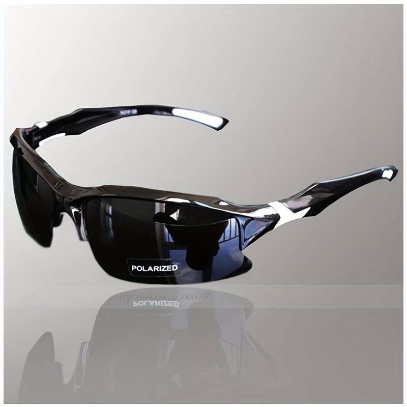 Outdoor Polarized Fashionable Sports Glasses for Men and Women, Windproof Suitable for Baseball Running Fishing Golf and Driving. 