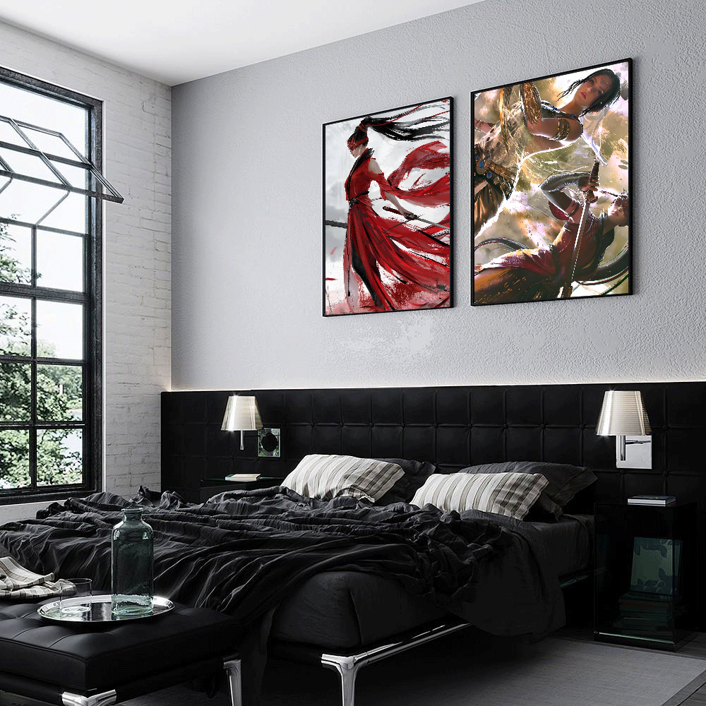 1pc Hot STEAM Geam Naraka Bladepoint Poster HD Posters Home Room Bar Cafe Decor Art Wall Painting Picture. 