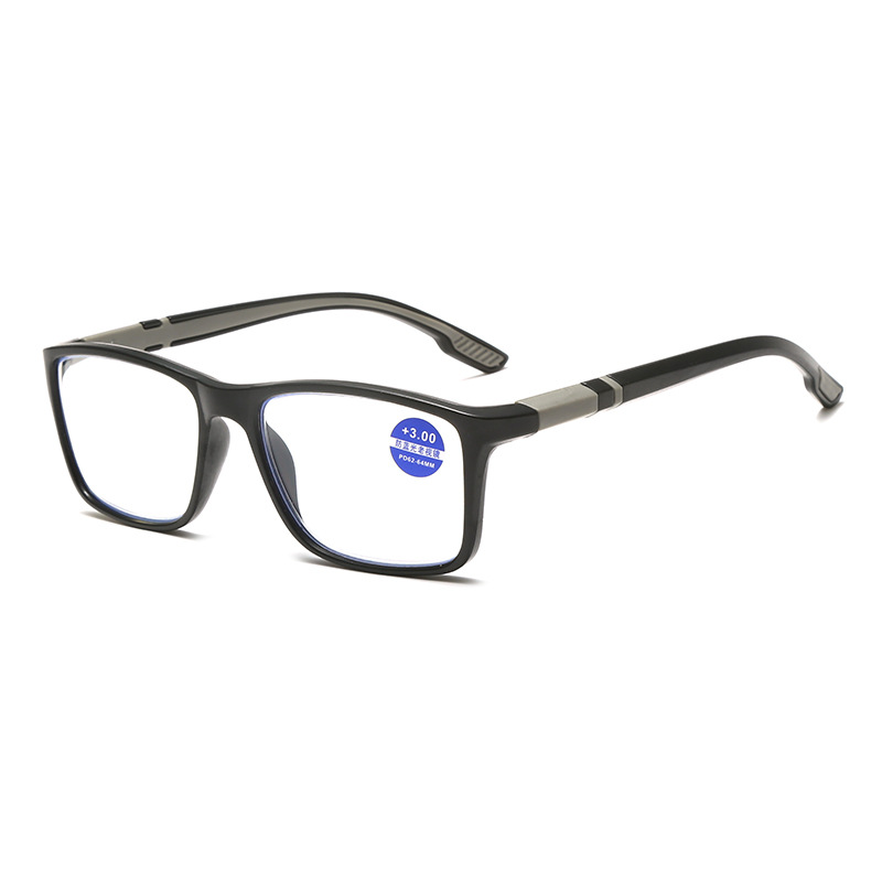 FG Ultralight TR90 Reading Glasses Blue Light Blocking Presbyopia Eyeglasses Men Hyperopia Optical Eyewear +100-+400. 