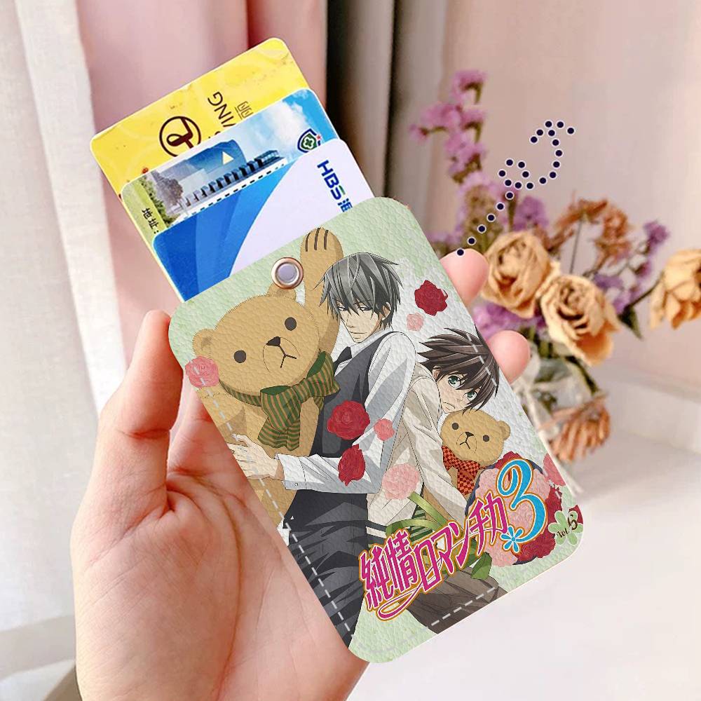 Classic BL Anime J-Junjou R-Romantica 1Pc PU Leather Card Holder ...