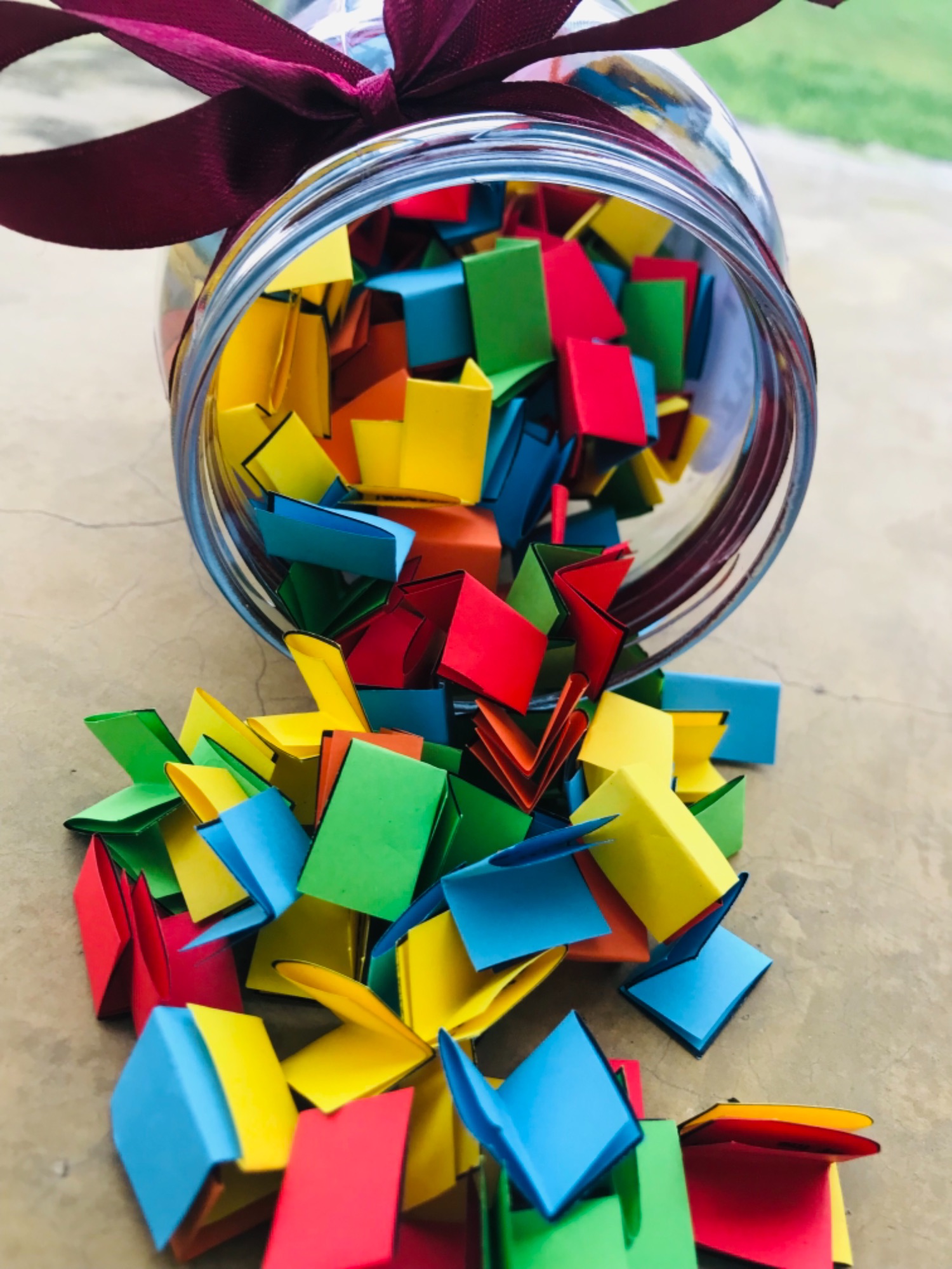 Love Jar Gift of 365 Reasons For Loving You in Colours. 