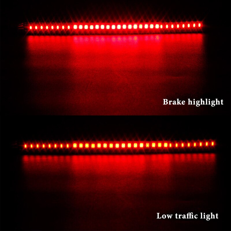 KEVANLY Motorcycle Brake Stop Light 2835 3014 SMD Universal Tail Lamp Strip Car Accessories Universal. 