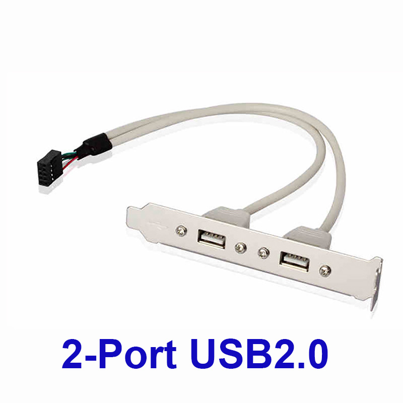 Red Usb Port On Rear Panel OULLX 4 Port 2 Port USB 2.0 Motherboard Rear Panel Expansion Bracket to ...