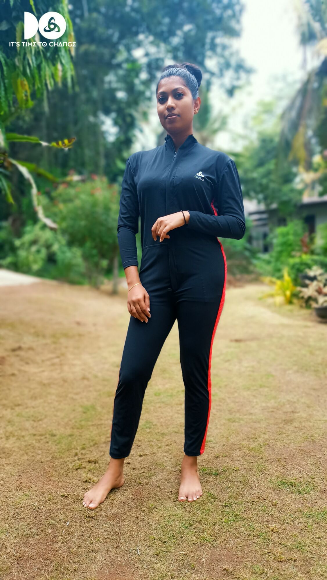 Womens Swimming Suit / long sleeve / Slim fit/full Suit/ Water resistance.. 