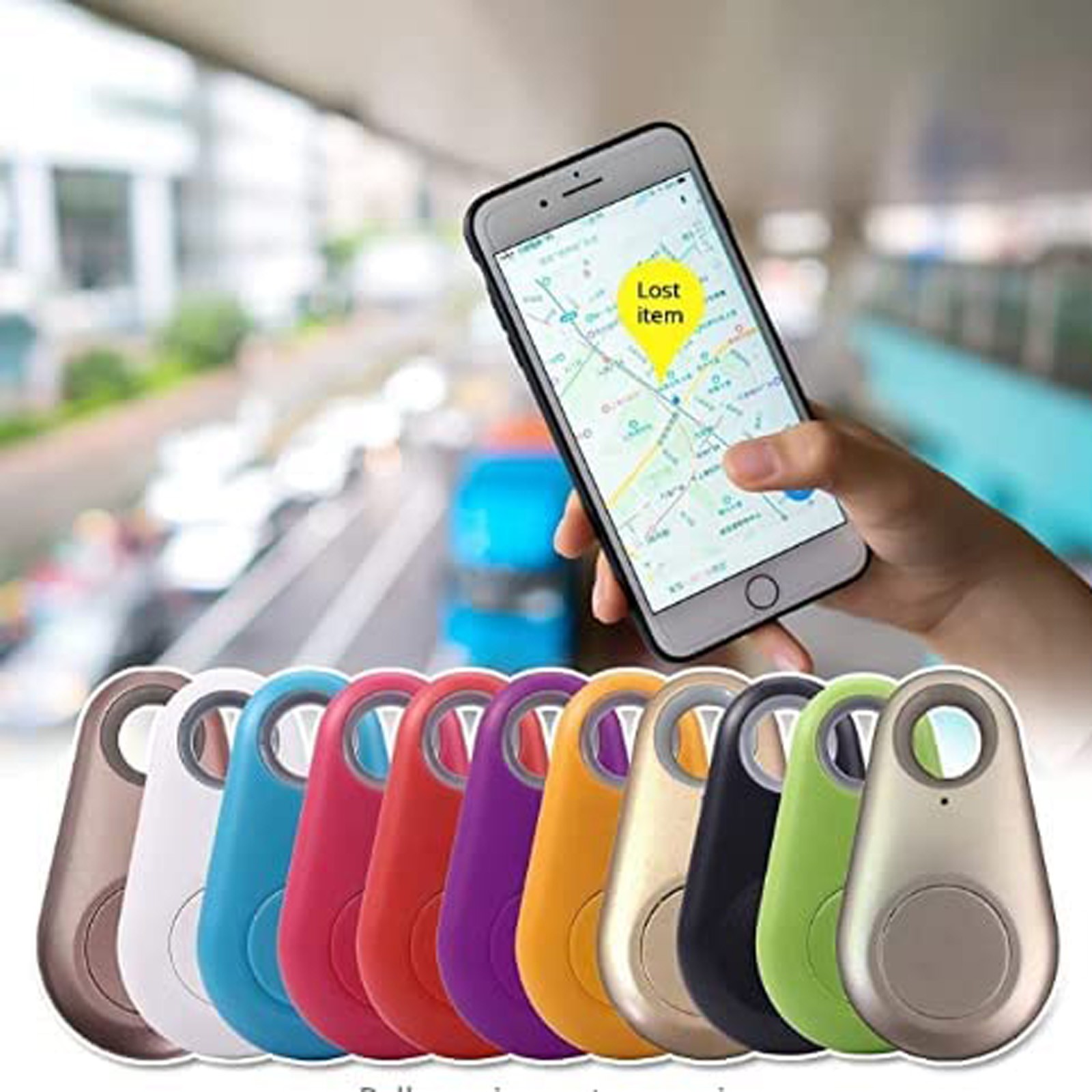 Smart Gps Tracker Key Finder Locator Bluetooth-Compatible Anti Lost Alarm Sensor Device For Kids Car Wallet Pets Cats Luggage
